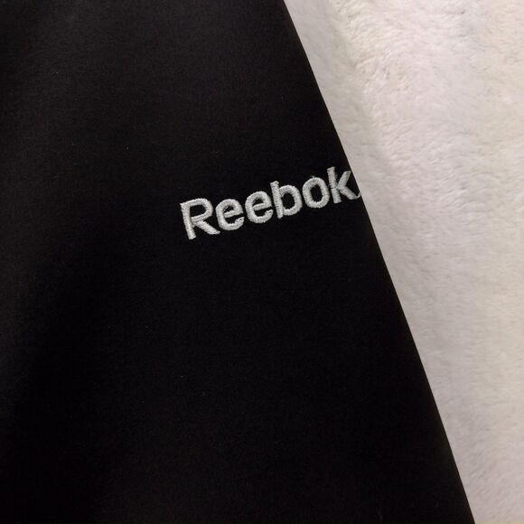 Reebok Jacket Mens 2XL Black Full Zip Playshield Soft Shell Performance Stretch - Picture 4 of 15